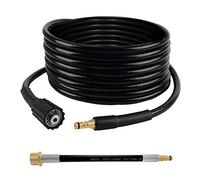 DERASL 6M Replacement Hose with M22 Female Connector, Screw on The Quick-Connect Adapter for Kärcher High Pressure Washer K2 K3 K4 K5 K6 K7, Screw-on Adapter for Easy Installation
