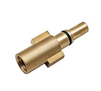 DERASL Copper Foam Cannon Connector - 1/4" BSP Female Bayonet Adapter Coupling Compatible with Bosch AQT Series and Black & Decker Pressure Washers, for Snow Foam Lance and Soap Dispensing