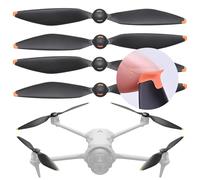 DERAY Propeller for DJI Mavic 4 Pro Drone, TPU Rubber Tip, Fly More Combo, Low Noise Replacement Propeller, 4 Pieces / 2 Pairs
