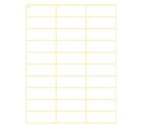 DERAYEE 15 Sheets Adhesive Label, 450 Self Adhesive Labels Plain White Sticky Labels for Envelope Parcel Household Classification Printer(19x50mm)