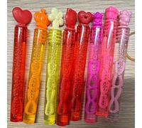 DERAYEE 24PCS Valentine’s Day Bubble Wands for Kids