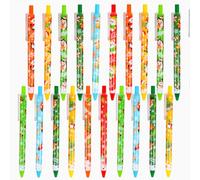 DERAYEE 36PCS Christmas Retractable Pen, Christmas Ballpoint Pens with Black Ink for Kids Adults Office Home School Supplies Xmas Gift Party Favors