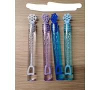 DERAYEE 36PCS Mini Christmas Snowflake Bubble Wands for Kids Bulk