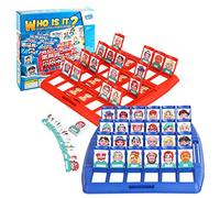 DERAYEE Guess Who I Am Game, Funny Family Guessing Game, Guess Who Board Game, Educational Game For Kids, Blue,red