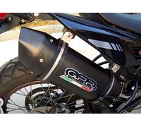 Derbi Senda Drd 125 R / SM 2009/13 EXHAUST FURORE NERO SLIP-ON BY GPR EXHAUSTS