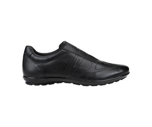 Derbie Geox Symbol Smooth Leather Noir 43,5