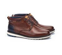 Pikolinos for man. M8J-8181 Leather Ankle Boots Berna light brown (41), Flat, Laces, Casual