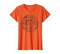 Derby County Black Typography Football T-Shirt, Women, Orange, Medium