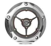 Derby Cover Compatible With Softail FXST 107 Engine FLFB Heritage Slims Deluxe FLDE 107 Fat Bob FXFBS 114 2019 2020 2021 2022 Motorcycle Parts(chrome)