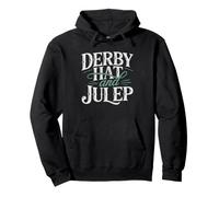 Derby Day Fancy Hat Southern Belle Women Spring Horse Race Pullover Hoodie