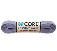 Derby Laces CORE Narrow 6mm Waxed Lace for Figure Skates, Roller Skates, Boots, and Regular Shoes, Periwinkle Purple, 96 Inch / 244 cm