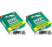 Derby Professional Single Edge Razor Blade 100-Pieces, 0.04203 kg (Pack of 2)