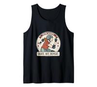 Derby Queens Skate Hit Repeat Retro Style Tank Top