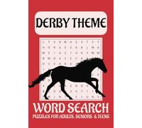 Derby Word Search Puzzle Book: Word Searches with Easy to Read Print about Horses, Kentucky Derby, Bourbon, and More | 6x9 inches, 110 pages | 50+ ... Gift for Vacation, Holidays, and Free Times