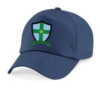 Derbyshire County Embroidered Baseball Cap Cricket Sport Your County Embroidery (Navy)