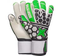 Derbystar APS Hexagrip Pro II Gloves Unisex Gloves - Green Grey White, 9.5