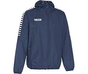 Derbystar Hyper All Weather Jacket Unisex Jacket - Navy White, XXX-Large