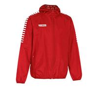 Derbystar Hyper All Weather Jacket Unisex Jacket - Red White, XXX-Large