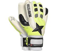 Derbystar Men APS Defender Themis Goalkeeper Gloves - Black/Yellow/White, Size 12
