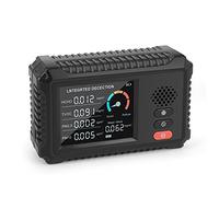 DERCLIVE Air Quality Monitor Multifunctional Air Gas Detector PM2.5/PM10 Air Quality Detector for Home Room Office