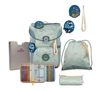 DerDieDas ErgoFlex Easy ECO School bag set 6-piece gray