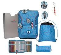 DerDieDas ErgoFlex Superflash Easy School bag set blue