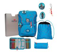 DerDieDas ErgoFlex Superflash Easy School bag set blue