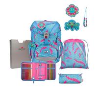 DerDieDas ErgoFlex Happy Pixel School Bag Set of 5, Happy Pixel, ErgoFlex Set