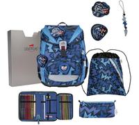 derdiedas ErgoFlex Light Dark Dragon School Bag 5-Piece Set
