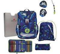 derdiedas ErgoFlex Light LED Moon Mission School Bag Set of 5