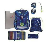 DerDieDas ErgoFlex Light School bag set 5-piece blue