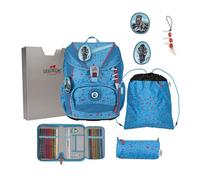 DerDieDas ErgoFlex Light School bag set 5-piece blue