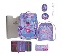 DerDieDas ErgoFlex Light School bag set 5-piece purple