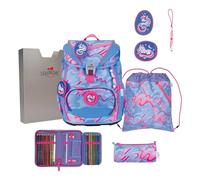 DerDieDas ErgoFlex Light School bag set 5-piece purple