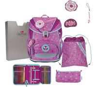 DerDieDas ErgoFlex school bag set 5pcs. pink