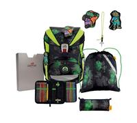 DerDieDas ErgoFlex School bag set 5-piece green