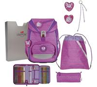 derdiedas ErgoFlex School Bag Set 5-Piece Light Purple Unicorn