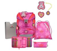 DerDieDas ErgoFlex School bag set 5-piece pink