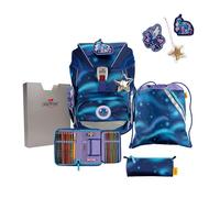 DerDieDas ErgoFlex school bag set 5pcs. blue