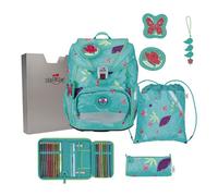 DerDieDas ErgoFlex school bag set 5pcs. green