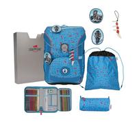 DerDieDas ErgoFlex Superflash Easy School bag set blue
