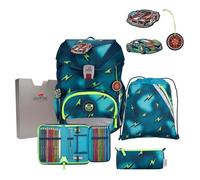 DerDieDas ErgoFlex Superlight Magic Light School Bag 5-Piece Set, Blue, ErgoFlex Superlight Set