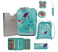 derdiedas ErgoFlex Tiny Butterfly Garden School Bag 5-Piece Set