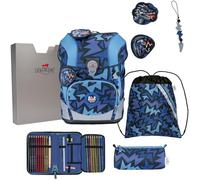 derdiedas ErgoFlex Tiny Dark Dragon School Bag 5-Piece Set