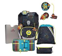 DerDieDas ErgoFlex Tiny LED School bag set blue