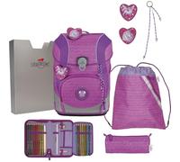 derdiedas ErgoFlex Tiny Purple Unicorn School Bag Set of 5