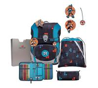 DerDieDas ErgoFlex Tiny School Bag Set 5 Pieces Ninja Fighter, Ninja Fighter, ErgoFlex Tiny Set