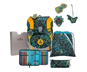 DerDieDas ErgoFlex Tiny School bag set 6-piece multicolored
