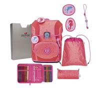 DerDieDas ErgoFlex Tiny School bag set 8-piece orange