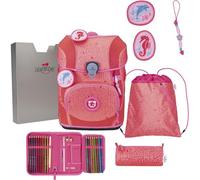 DerDieDas ErgoFlex Tiny School bag set 8-piece orange